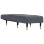 Diwansofa aus dunkelgrauem Samt von vidaXL, Tagesbetten - Ref: Foro24-352809, Preis: 177,37 €, Rabatt: %