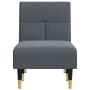 Dark Gray Velvet Divan Sofa by vidaXL, Daybeds - Ref: Foro24-352809, Price: 177,37 €, Discount: %