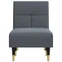 Dark Gray Velvet Divan Sofa by vidaXL, Daybeds - Ref: Foro24-352809, Price: 174,16 €, Discount: %