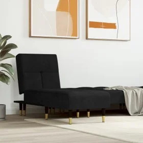 Sofá diván de terciopelo negro de vidaXL, Divanes - Ref: Foro24-352811, Precio: 185,23 €, Descuento: %