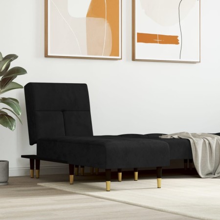 Black Velvet Divan Sofa by vidaXL, Daybeds - Ref: Foro24-352811, Price: 188,93 €, Discount: %