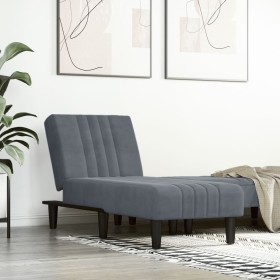 Dark Gray Velvet Divan Sofa by vidaXL, Daybeds - Ref: Foro24-352827, Price: 159,88 €, Discount: %