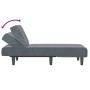 Diwansofa aus dunkelgrauem Samt von vidaXL, Tagesbetten - Ref: Foro24-352827, Preis: 156,40 €, Rabatt: %