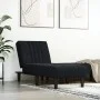 Sofá diván de terciopelo negro de vidaXL, Divanes - Ref: Foro24-352829, Precio: 152,12 €, Descuento: %