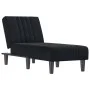 Sofá diván de terciopelo negro de vidaXL, Divanes - Ref: Foro24-352829, Precio: 152,12 €, Descuento: %