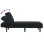 Sofá diván de terciopelo negro de vidaXL, Divanes - Ref: Foro24-352829, Precio: 152,12 €, Descuento: %