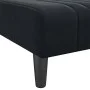 Sofá diván de terciopelo negro de vidaXL, Divanes - Ref: Foro24-352829, Precio: 152,12 €, Descuento: %