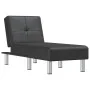 Black faux leather daybed by vidaXL, Daybeds - Ref: Foro24-352849, Price: 164,09 €, Discount: %