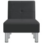 Diván de cuero sintético negro de vidaXL, Divanes - Ref: Foro24-352849, Precio: 153,98 €, Descuento: %