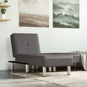 Gray Faux Leather Daybed by vidaXL, Daybeds - Ref: Foro24-352851, Price: 162,08 €, Discount: %