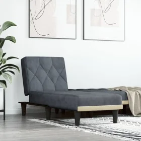 Dark Gray Velvet Divan Sofa by vidaXL, Daybeds - Ref: Foro24-352861, Price: 142,89 €, Discount: %