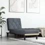 Dark Gray Velvet Divan Sofa by vidaXL, Daybeds - Ref: Foro24-352861, Price: 142,89 €, Discount: %