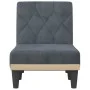 Dark Gray Velvet Divan Sofa by vidaXL, Daybeds - Ref: Foro24-352861, Price: 142,89 €, Discount: %
