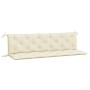 Gartenbankauflagen 2 Stück cremeweiß 180x50x7 cm von vidaXL, Kissen für Stühle und Sofas - Ref: Foro24-315030, Preis: 50,44 €...