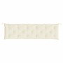 Gartenbankauflagen 2 Stück cremeweiß 180x50x7 cm von vidaXL, Kissen für Stühle und Sofas - Ref: Foro24-315030, Preis: 50,44 €...
