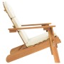 Adirondack Gartenstuhl mit Kissen massives Akazienholz von vidaXL, Gartenstühle - Ref: Foro24-360031, Preis: 133,37 €, Rabatt: %