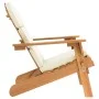 Silla de jardín Adirondack con cojines madera maciza acacia de vidaXL, Sillas de jardín - Ref: Foro24-360031, Precio: 165,42 ...