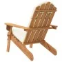 Silla de jardín Adirondack con cojines madera maciza acacia de vidaXL, Sillas de jardín - Ref: Foro24-360031, Precio: 165,42 ...
