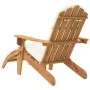 Adirondack Gartenstuhl mit Fußstütze massives Akazienholz von vidaXL, Gartenstühle - Ref: Foro24-360033, Preis: 219,40 €, Rab...