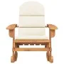 Silla mecedora Adirondack con cojines madera maciza acacia de vidaXL, Sillas de jardín - Ref: Foro24-360036, Precio: 151,43 €...