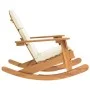 Silla mecedora Adirondack con cojines madera maciza acacia de vidaXL, Sillas de jardín - Ref: Foro24-360036, Precio: 151,43 €...