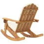 Silla mecedora Adirondack con cojines madera maciza acacia de vidaXL, Sillas de jardín - Ref: Foro24-360036, Precio: 151,43 €...