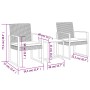 Garden dining set 3 pieces with brown rattan-look PP and cushions by vidaXL, Garden sets - Ref: Foro24-360207, Price: 112,53 ...