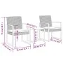 Garden dining set 3 pieces with brown rattan-look PP and cushions by vidaXL, Garden sets - Ref: Foro24-360207, Price: 107,96 ...