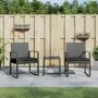 Garden dining set 3 pieces with PP cushions, dark gray rattan look by vidaXL, Garden sets - Ref: Foro24-360208, Price: 145,01...