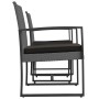 Garden dining set 3 pieces with PP cushions, dark gray rattan look by vidaXL, Garden sets - Ref: Foro24-360208, Price: 150,17...