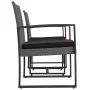 Garden dining set 3 pieces with PP cushions, dark gray rattan look by vidaXL, Garden sets - Ref: Foro24-360208, Price: 145,01...