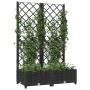 Pflanzgefäß mit Gitter PP schwarz 80x40x121,5 cm von vidaXL, Töpfe und Pflanzgefäße - Ref: Foro24-318270, Preis: 68,69 €, Rab...