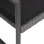 Set comedor jardín 5 pzas cojines PP aspecto ratán gris oscuro de vidaXL, Conjuntos de jardín - Ref: Foro24-360217, Precio: 2...