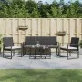 5-piece garden dining set with black rattan-look PP cushions by vidaXL, Garden sets - Ref: Foro24-360218, Price: 190,60 €, Di...
