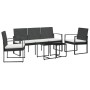 5-piece garden dining set with black rattan-look PP cushions by vidaXL, Garden sets - Ref: Foro24-360218, Price: 236,30 €, Di...