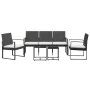 5-piece garden dining set with black rattan-look PP cushions by vidaXL, Garden sets - Ref: Foro24-360218, Price: 190,60 €, Di...