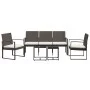 Garden dining set 5 pieces and brown rattan look PP cushions by vidaXL, Garden sets - Ref: Foro24-360219, Price: 238,39 €, Di...