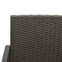 Garden dining set 5 pieces and brown rattan look PP cushions by vidaXL, Garden sets - Ref: Foro24-360219, Price: 238,39 €, Di...