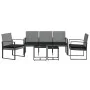 Garden dining set 5 pieces with PP cushions dark gray rattan look by vidaXL, Garden sets - Ref: Foro24-360220, Price: 238,39 ...