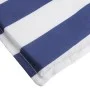 Blue and white striped Oxford fabric lounger cushion by vidaXL, Cushions for chairs and sofas - Ref: Foro24-361355, Price: 40...