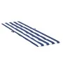 Blue and white striped Oxford fabric lounger cushion by vidaXL, Cushions for chairs and sofas - Ref: Foro24-361377, Price: 38...