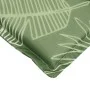 Oxford fabric sun lounger cushion with leaf print by vidaXL, Cushions for chairs and sofas - Ref: Foro24-361381, Price: 37,69...