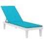 Turquoise Oxford fabric lounger cushion by vidaXL, Cushions for chairs and sofas - Ref: Foro24-361383, Price: 35,44 €, Discou...