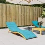 Cojín de tumbona tela Oxford turquesa de vidaXL, Cojines para sillas y sofás - Ref: Foro24-361427, Precio: 44,69 €, Descuento: %