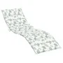 Oxford fabric sun lounger cushion with leaf print by vidaXL, Cushions for chairs and sofas - Ref: Foro24-361446, Price: 47,03...