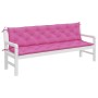 Kissen für Gartenbank 2 Stück rosa Stoff 200x50x7 cm von vidaXL, Kissen für Stühle und Sofas - Ref: Foro24-361752, Preis: 53,...