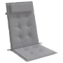 Cojines de silla con respaldo alto 4 uds tela Oxford gris de vidaXL, Cojines para sillas y sofás - Ref: Foro24-361878, Precio...