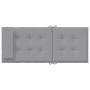 Stuhlkissen mit hoher Rückenlehne, 4 Stück, grauer Oxford-Stoff von vidaXL, Kissen für Stühle und Sofas - Ref: Foro24-361878,...