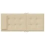 Stuhlkissen mit hoher Rückenlehne, 4 Stück, beiges Oxford-Gewebe von vidaXL, Kissen für Stühle und Sofas - Ref: Foro24-361884...