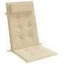 Cojines de silla con respaldo alto 6 uds tela Oxford beige by vidaXL, Cushions for chairs and sofas - Ref: Foro24-361885, Pri...